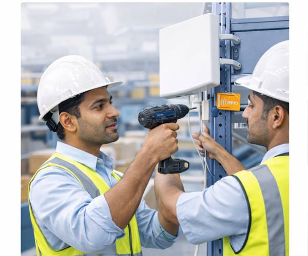 RFID installation India fixed reader mounting