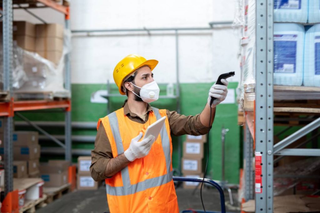 Vaccine distribution RFID tracking with sensor tags monitoring ultra-cold freezer storage