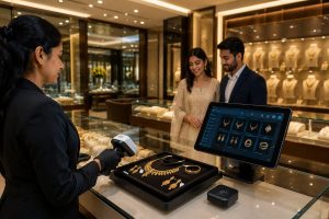Retail jewellery automation India solution with RFID-enabled customer experience and inventory management