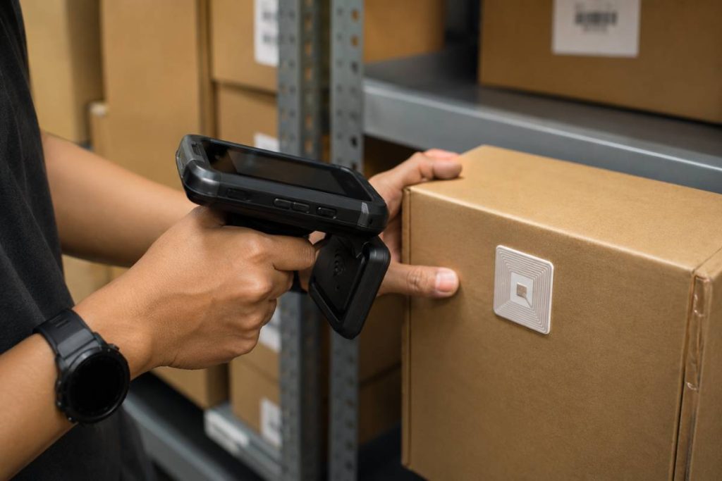 This image represents RFID anti-counterfeiting solutions India 2026 providing secure product identification and traceability.