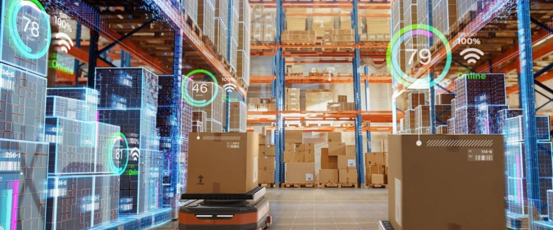 Warehouse inventory accuracy RFID gates tracking stock movements automatically at entry/exit points