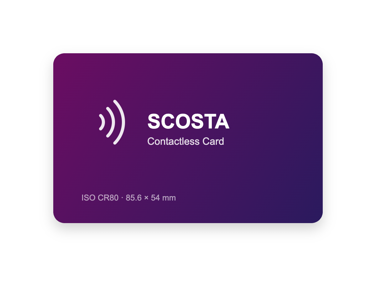SCOSTA Card Contactless